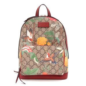 GUCCI GG Supreme Backpack Red